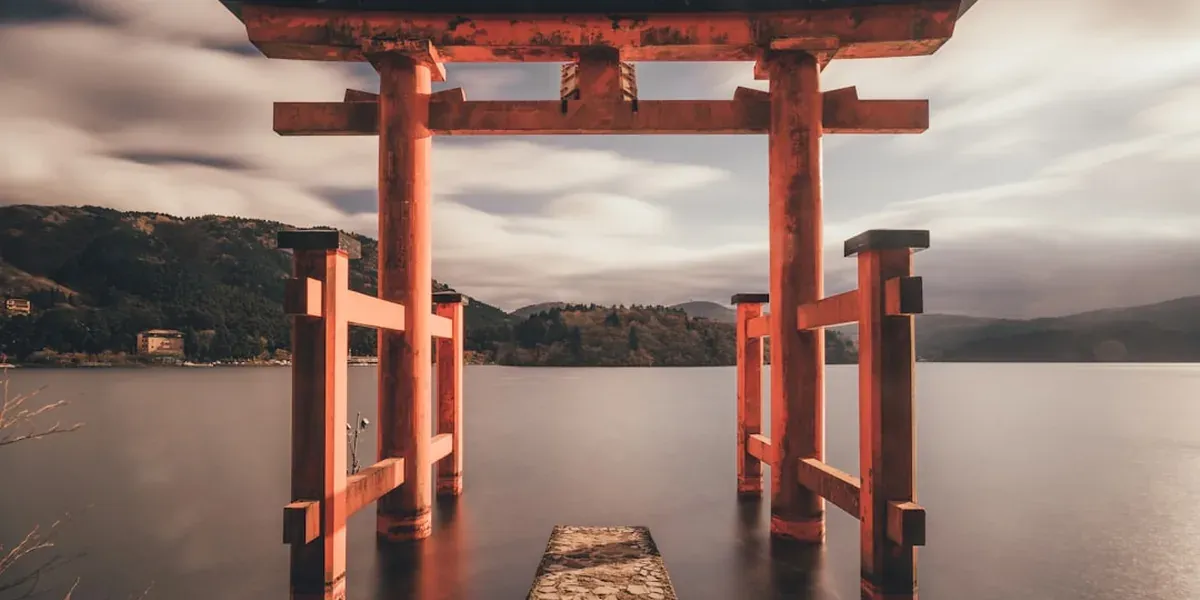 A Japanese temple in the early morning light, illustrating solo temple visits